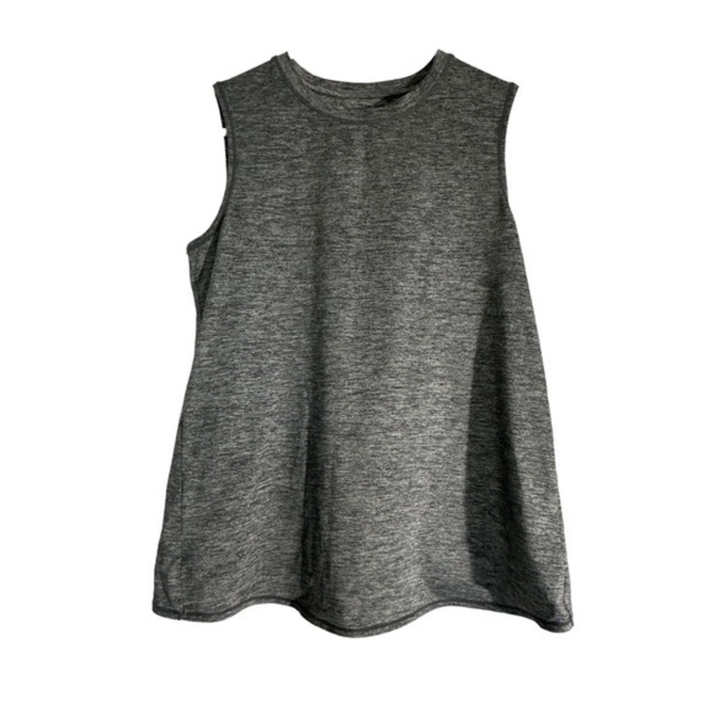 Women's Athleta Gray Sleeveless Breathable Pullover Gray Shirt Size XXS EUC 1957